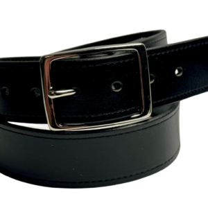 Black Leather Sports Belts