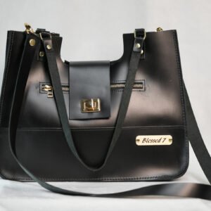 Leather #425 Purse Black