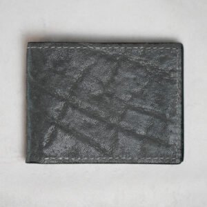 Elephant Grey Leather Bifold