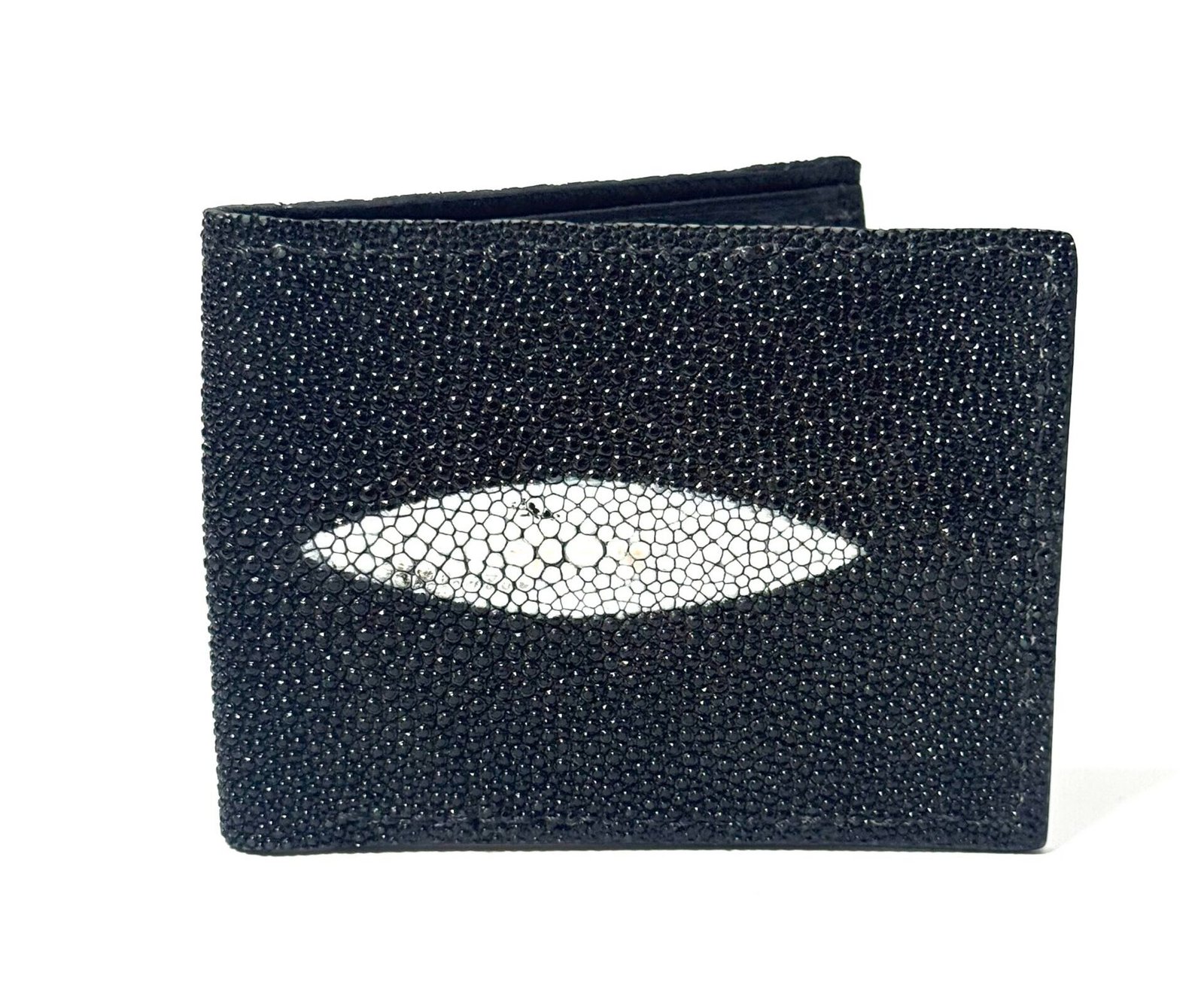 Stingray Black Leather Bifold