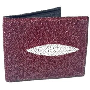 Stingray Red Leather Bifold