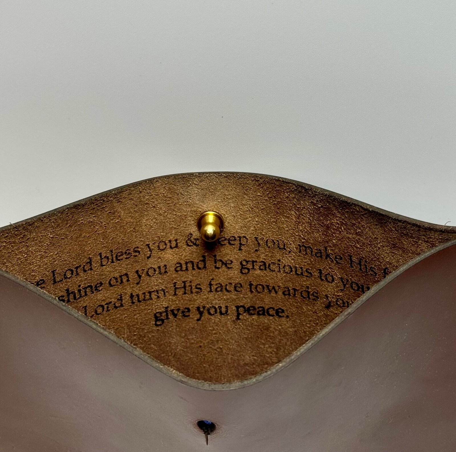 Personalized Leather Gift Pouch - Image 3