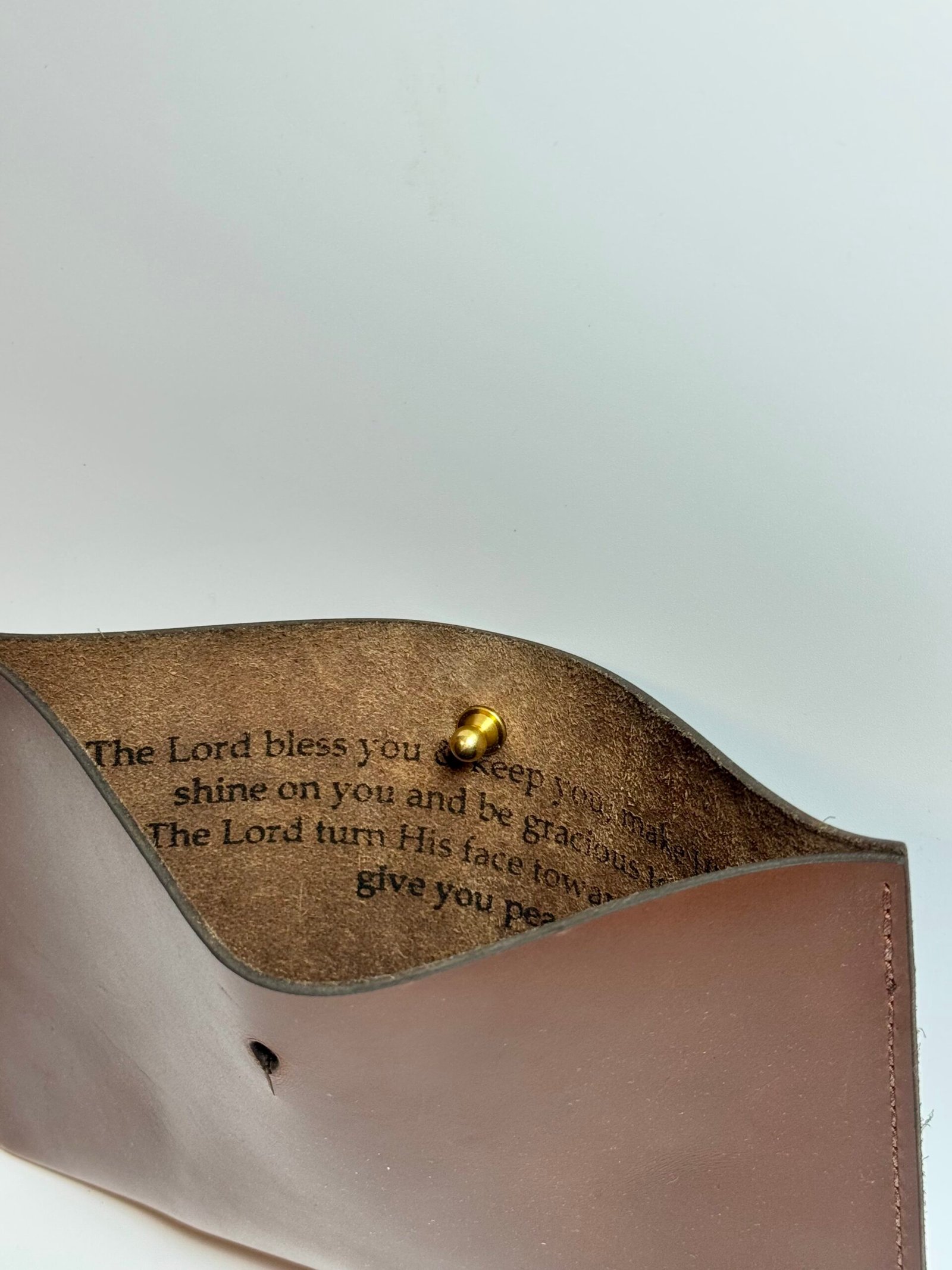 Personalized Leather Gift Pouch - Image 4