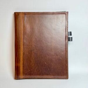 Brown Leather Portfolio with Custom Engraving