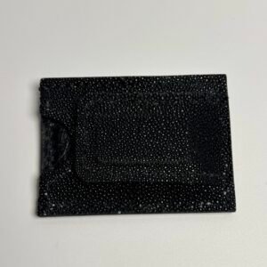 Black Stingray Money Clip Wallet