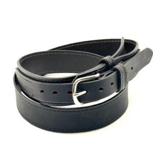 Black Leather Ranger Belt