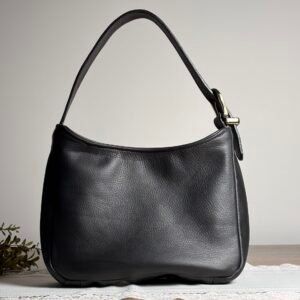 Willow in Black Leather Purse