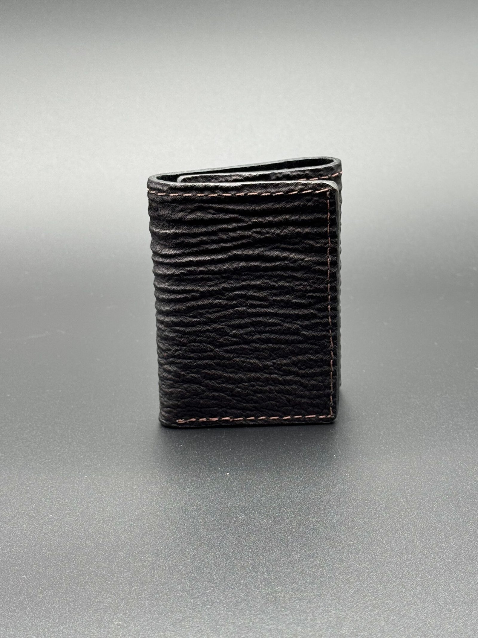 Shark Brown Leather Trifold - Image 2