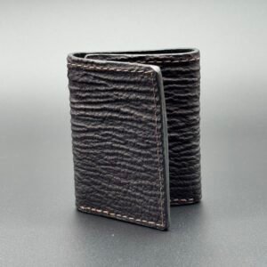 Shark Brown Leather Trifold