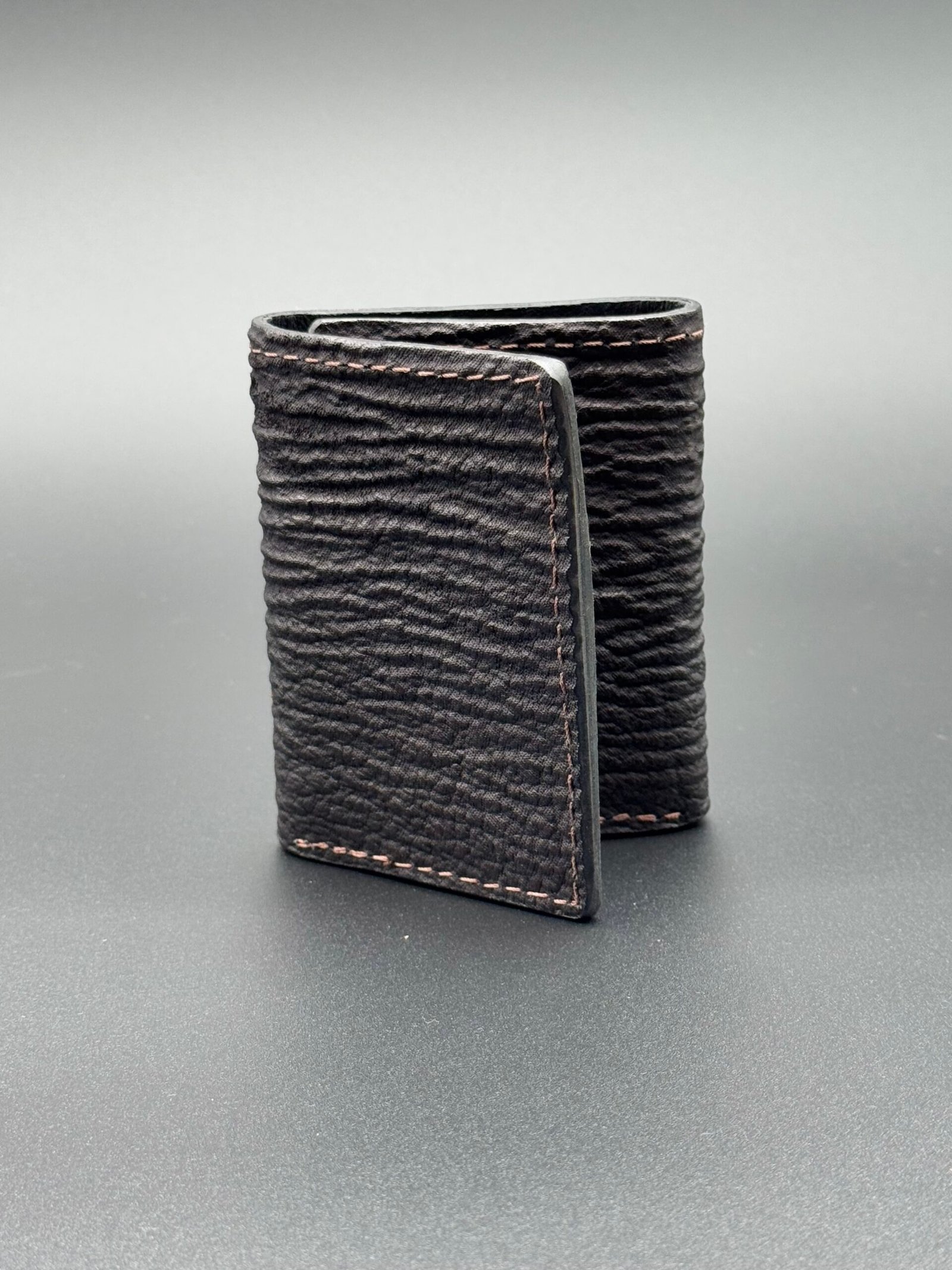 Shark Brown Leather Trifold - Image 3