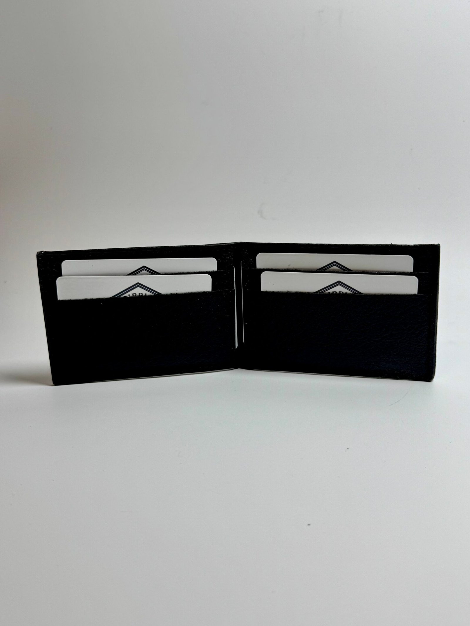 Small Leather Bifold Wallet | Amish Made | Bison, Ostrich & Gator Leather Wallet - Image 4