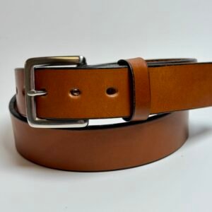 Premium Heavy Light Brown Leather Belt