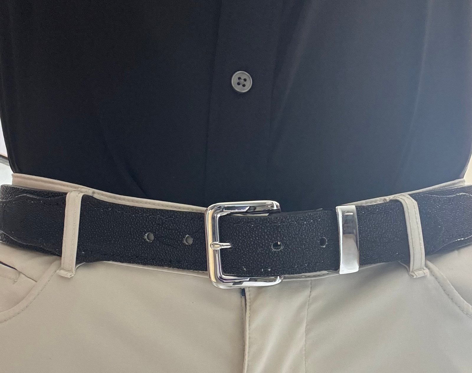 Stingray Leather Belt – Handmade Exotic Full Grain Belt (Amish Made) - Image 4