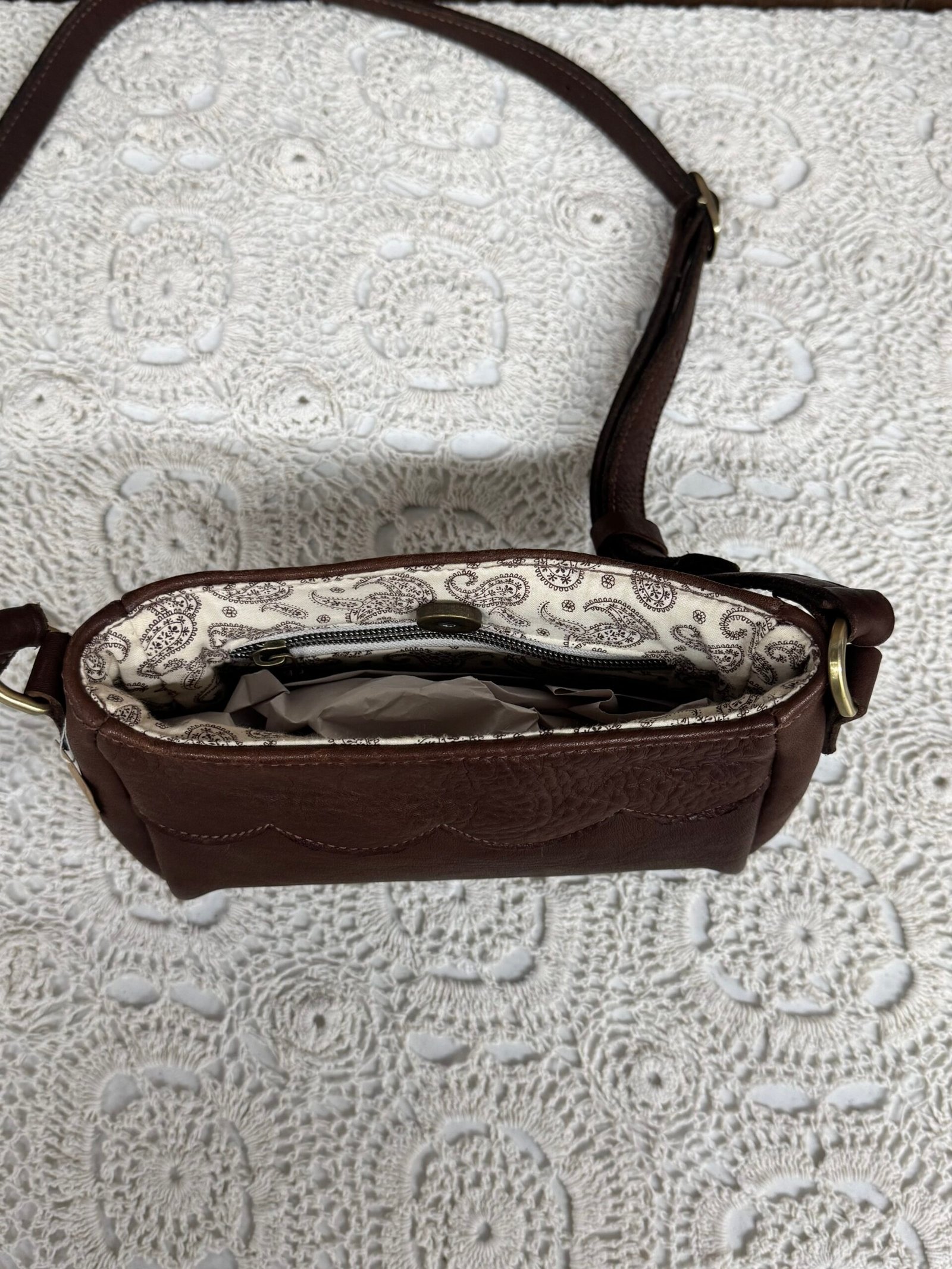 Laynee | Dark Chocolate Leather Purse - Image 2