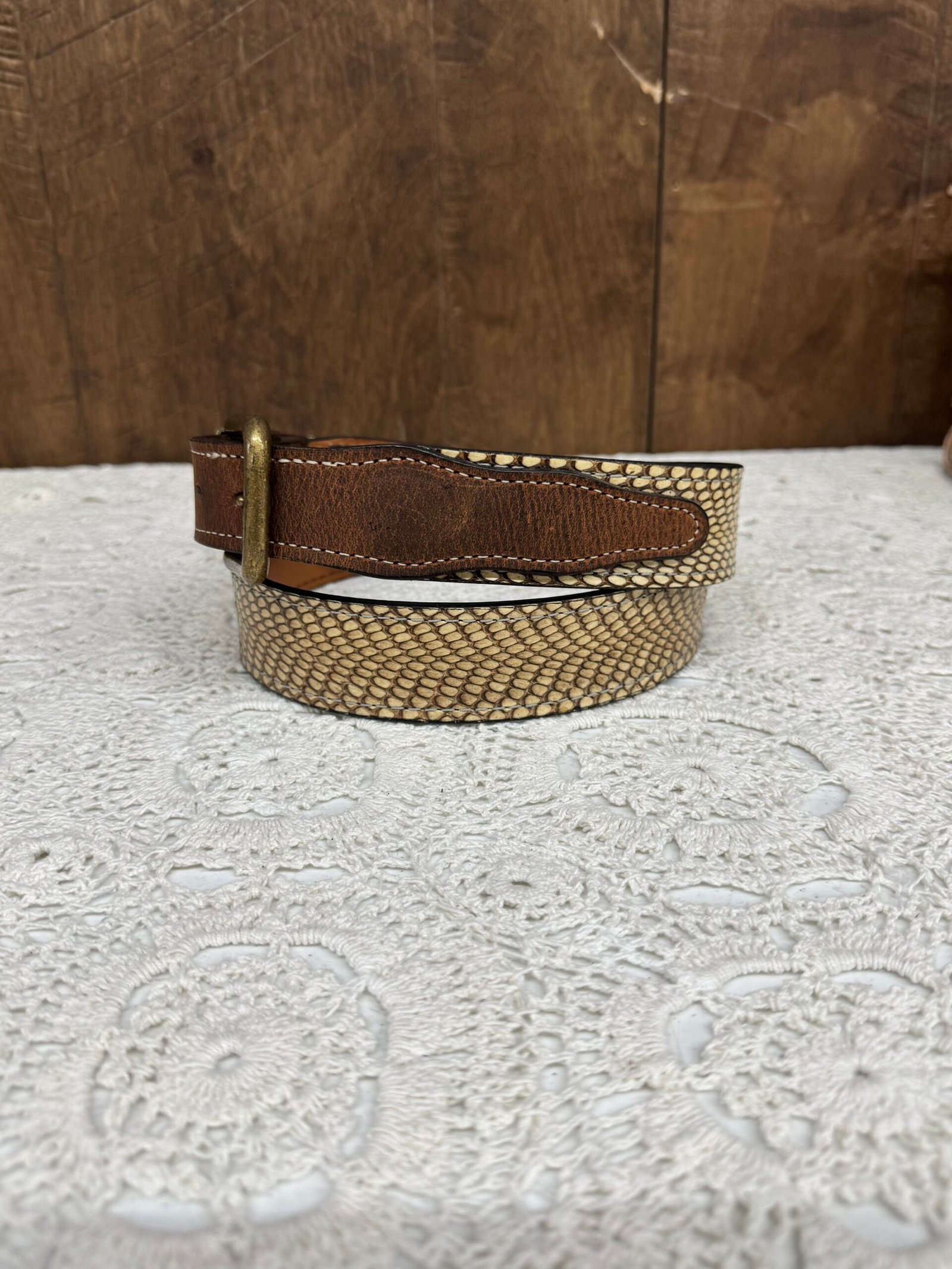 Cobra Leather Belt - Image 2