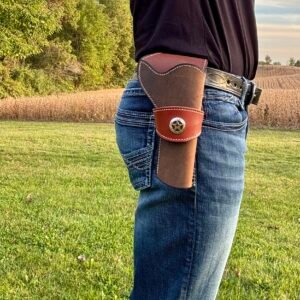 .44 / .45 Cal Revolver Leather Holster