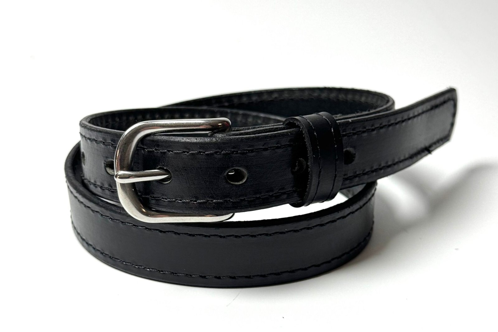 Women’s Black Leather Dress Belt
