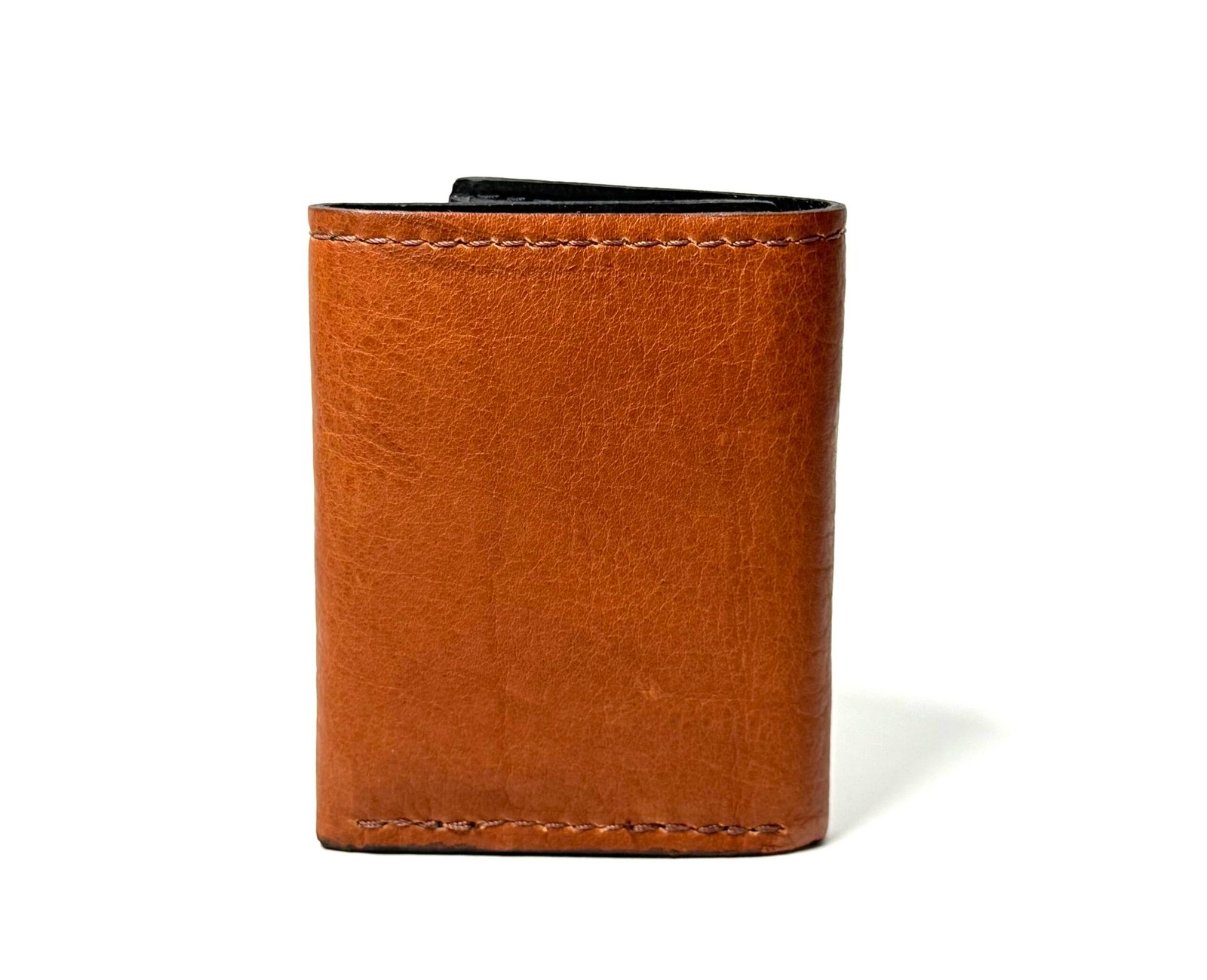 Bison Brown Leather Trifold - Image 4