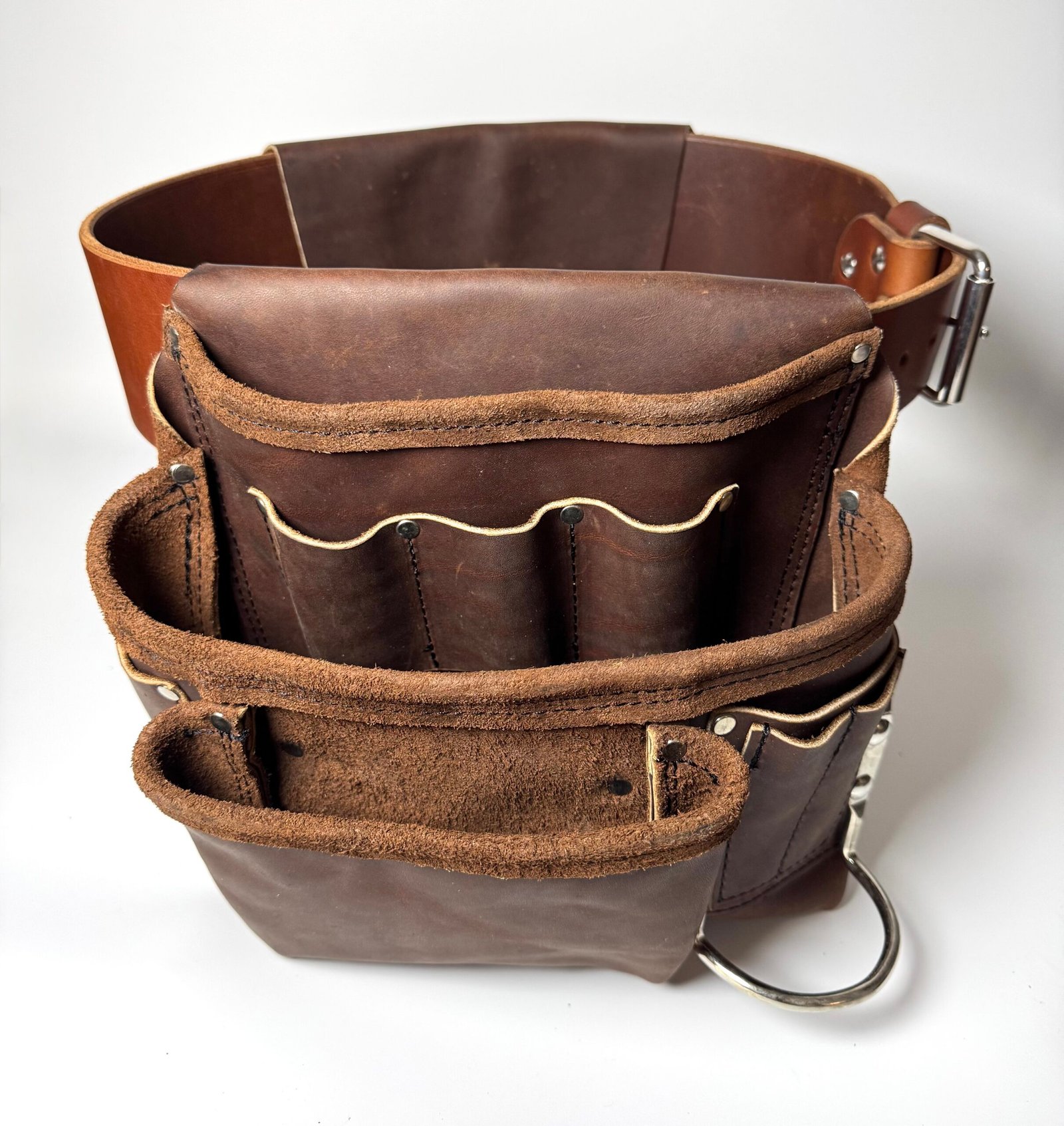 Leather Tool Pouches with Tool Belt - Image 4