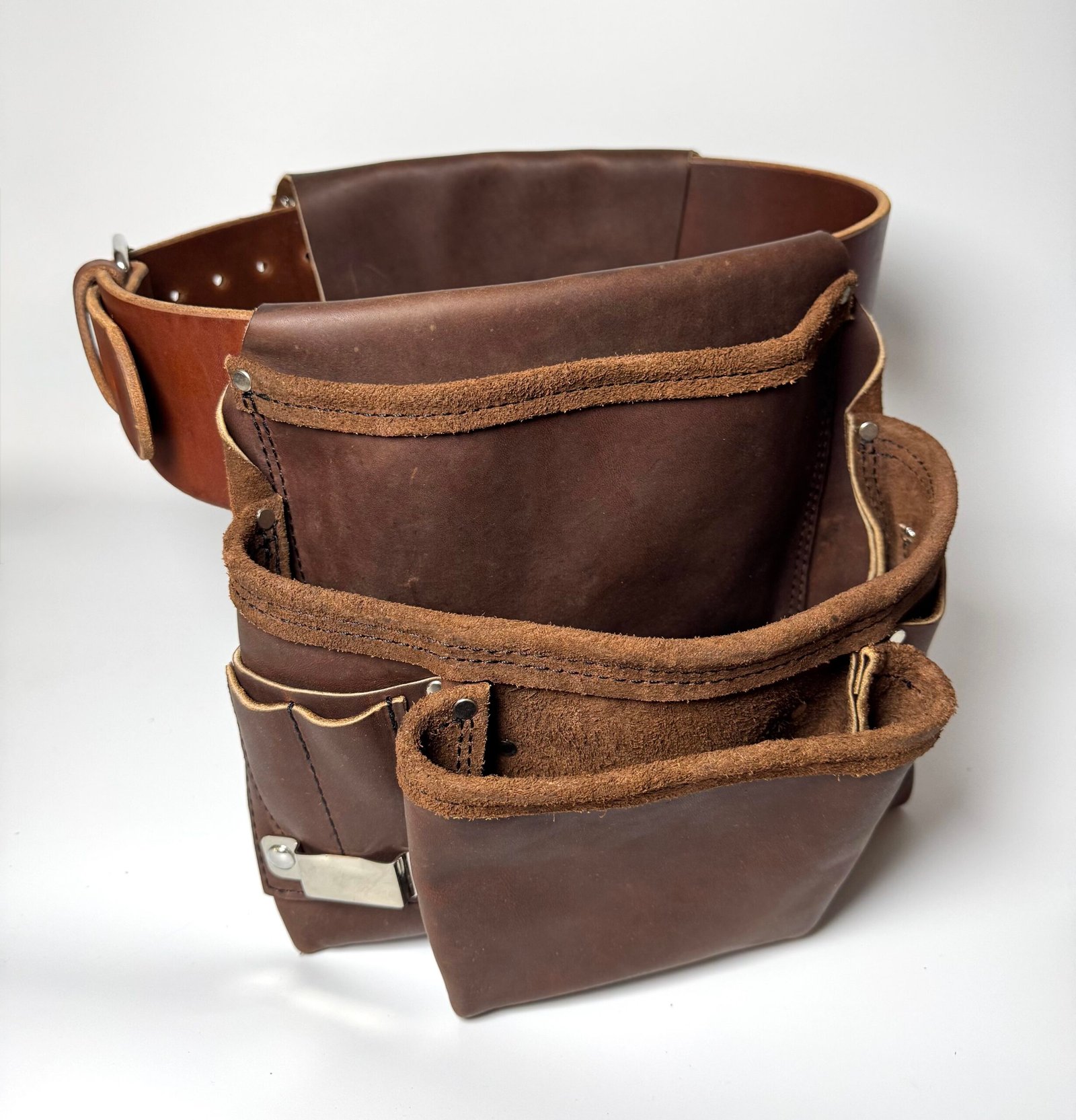 Leather Tool Pouches with Tool Belt - Image 3