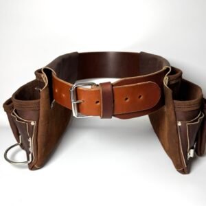 Leather Tool Pouches with Tool Belt