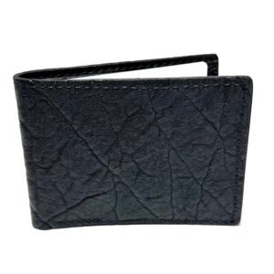 Elephant Black Leather Bifold