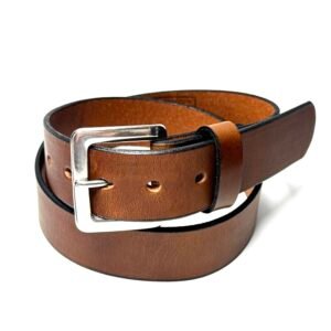 Standard Light Brown Leather Belt