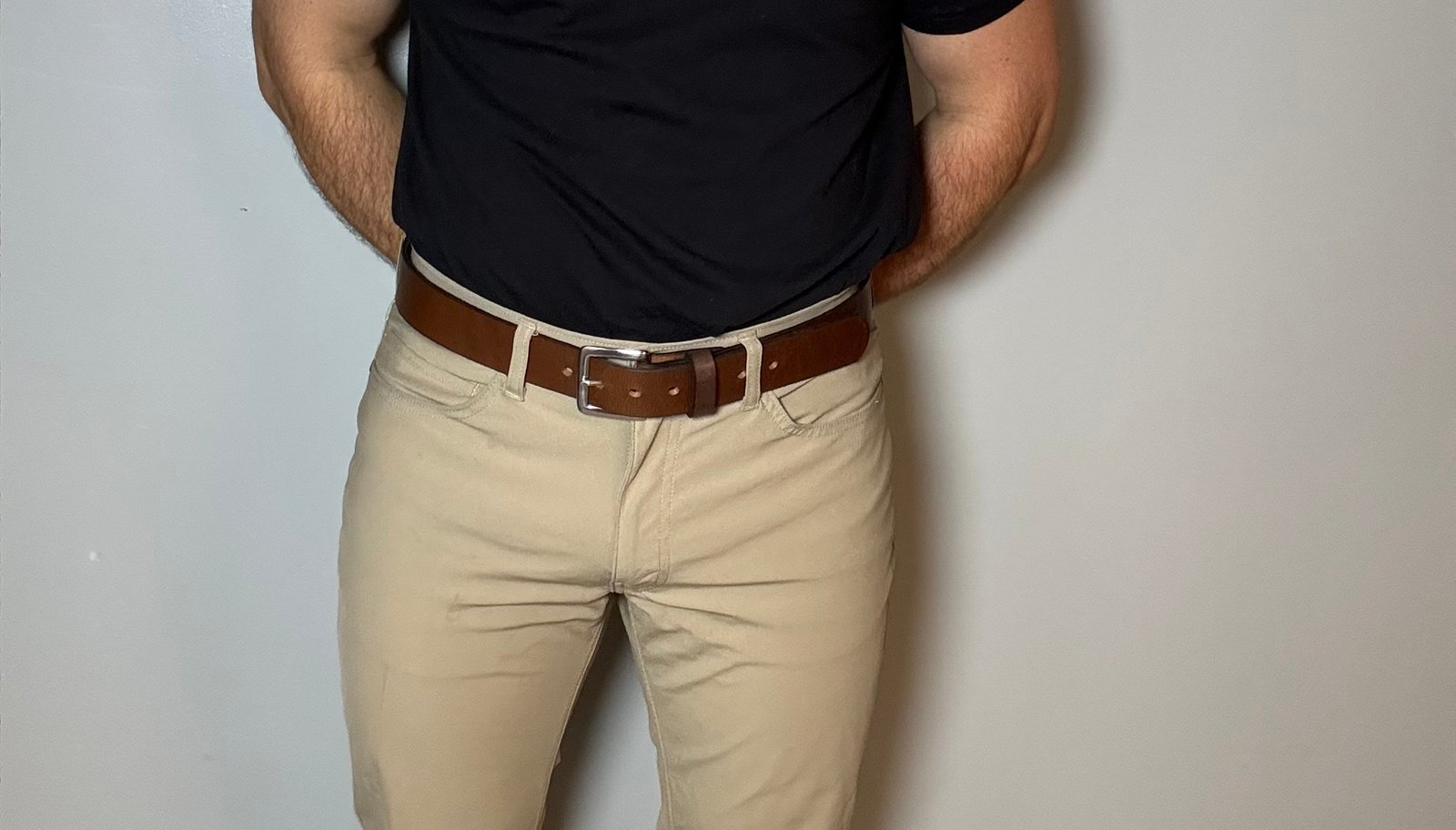 Standard Light Brown Leather Belt - Image 10