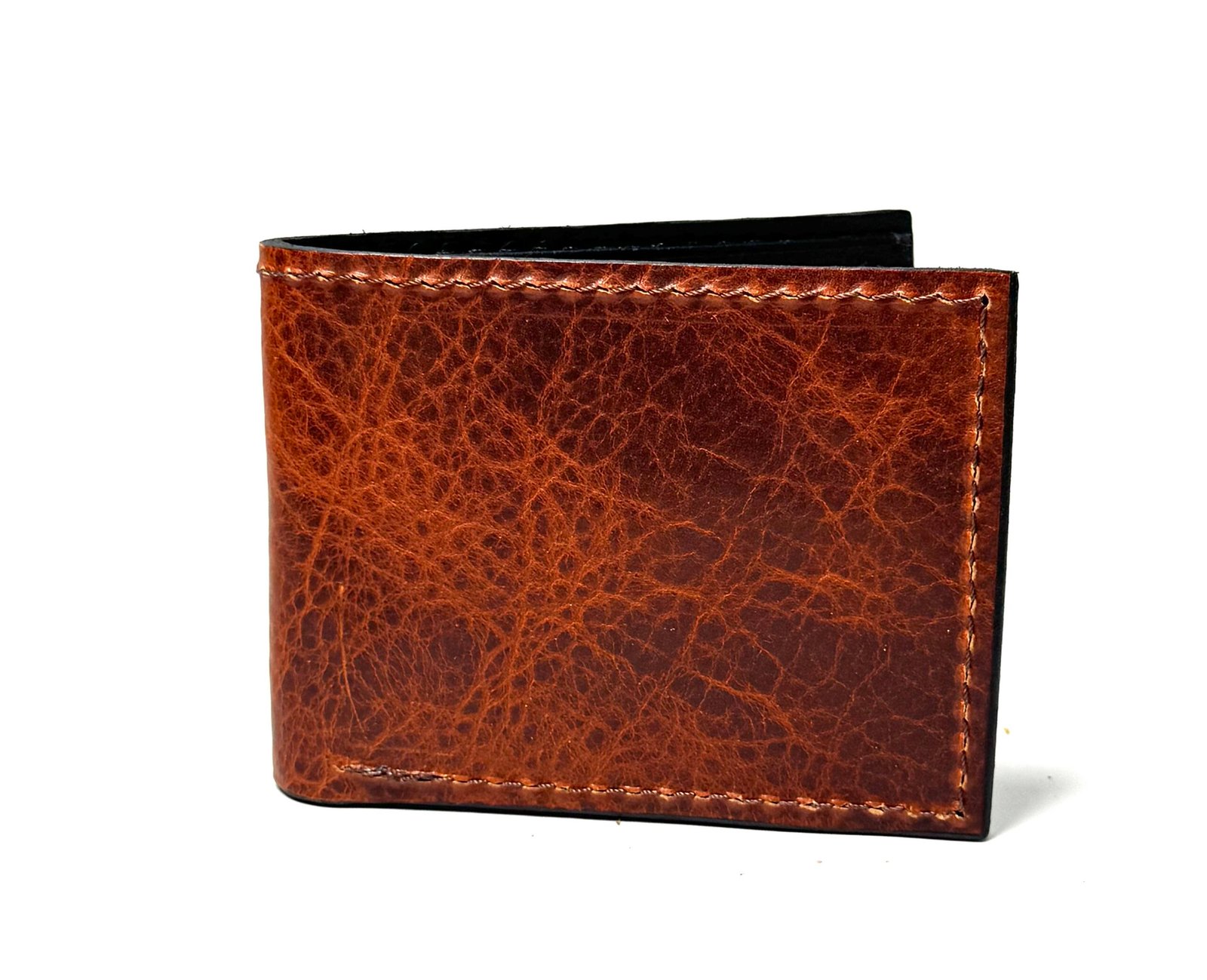 American Bison Leather Bifold Wallet - Image 6