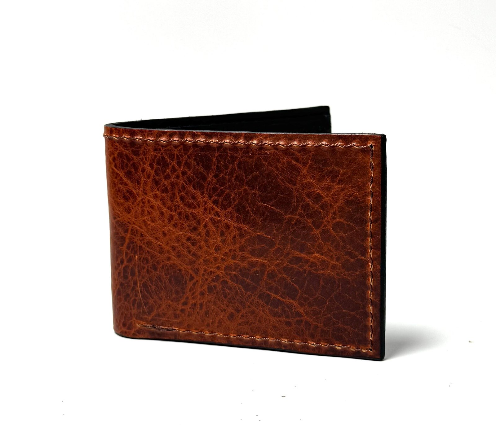 American Bison Leather Bifold Wallet - Image 5