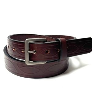Kent Premium Heavy Brown Leather Belt