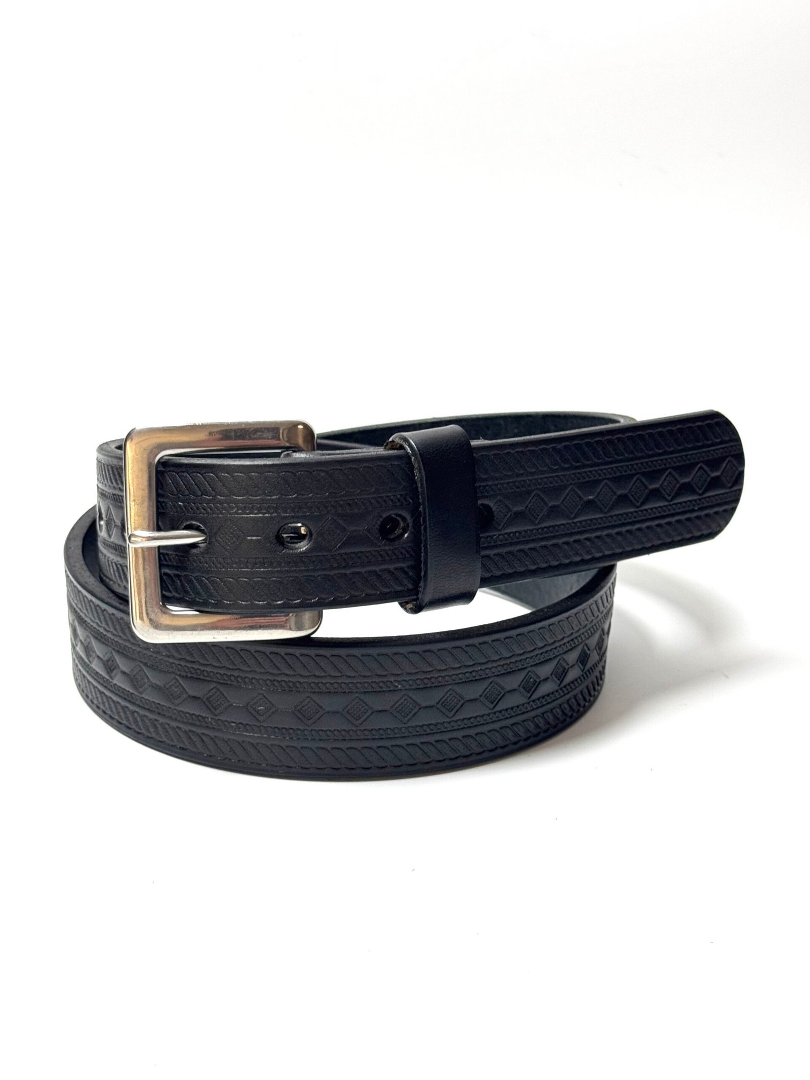 Black Diamond Premium Heavy Leather Belt - Image 3