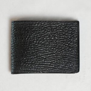 Shark Black Leather Bifold