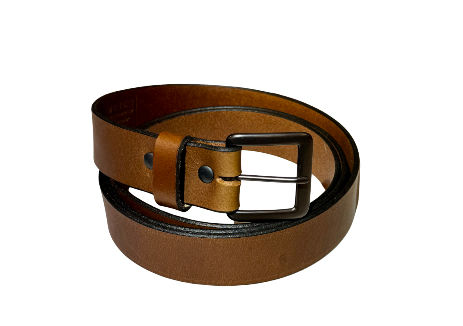 Standard Light Brown Leather Belt - Image 2