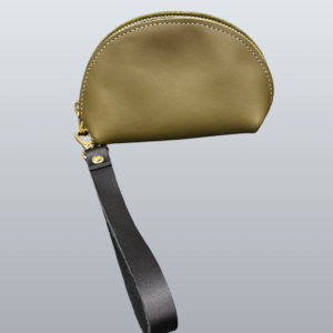 Light Green Taco Design Leather Purse