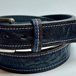 Patriot Elephant Leather Belt