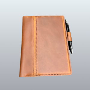 Small Brown Leather Portfolio