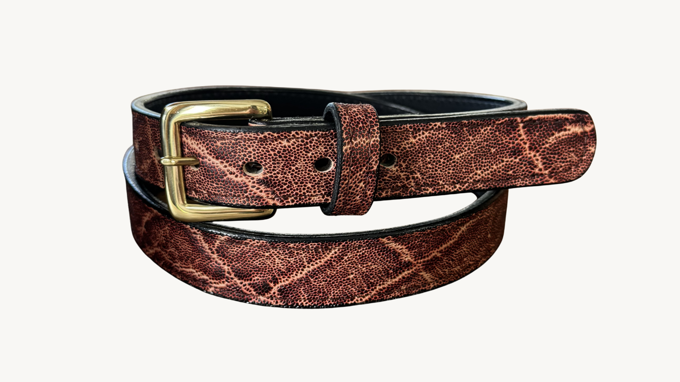 Elephant Peat Vintage Leather Belt - Image 3