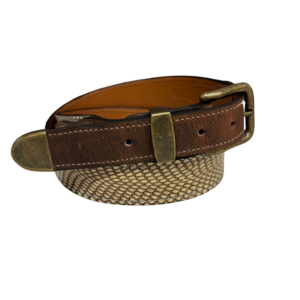 Cobra Leather Belt