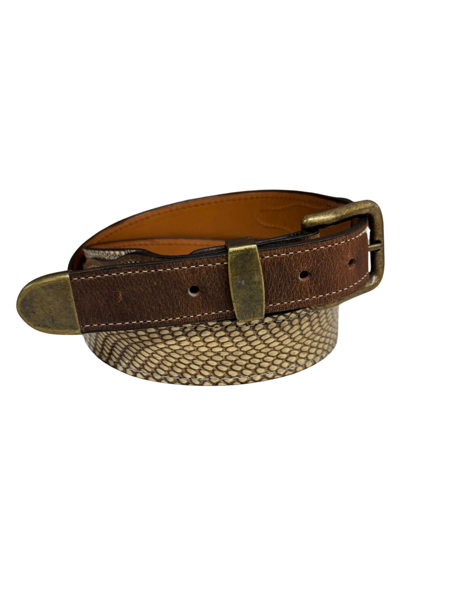 Cobra Leather Belt