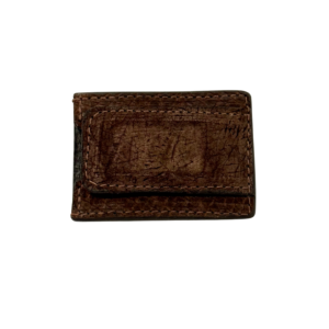 Brown Hippo Money Clip Wallet