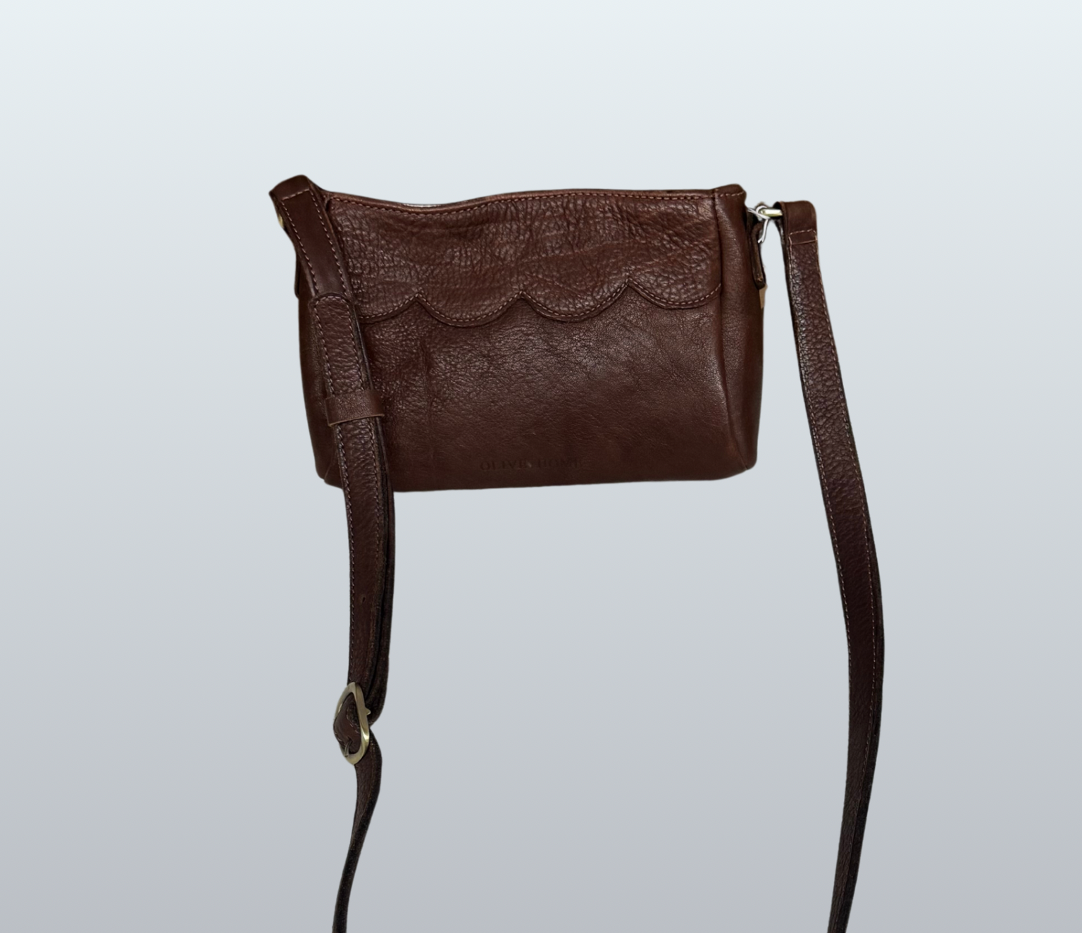 Laynee | Dark Chocolate Leather Purse