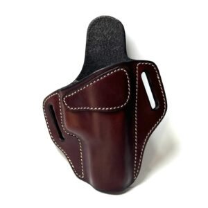 White Stitched Brown Glock XD Leather Holster