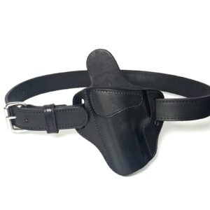 Glock XD Black Leather Holster and Heavy-Duty Belt Combo