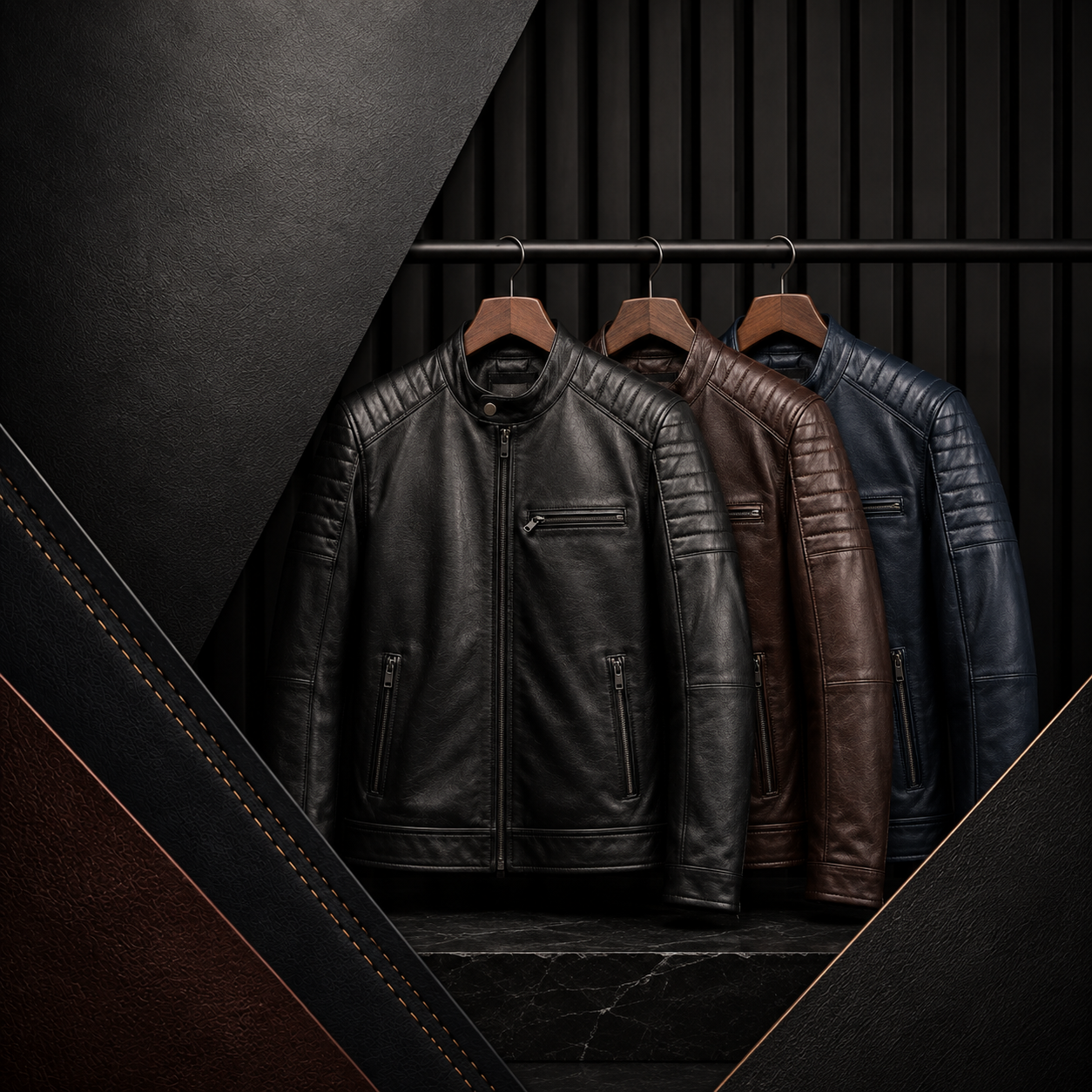 Men’s leather jackets