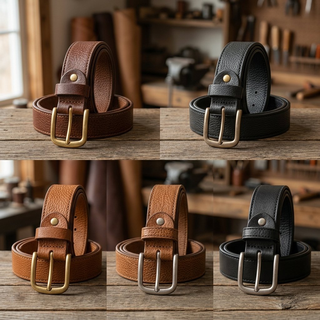 Leather belts collection